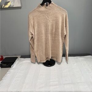 Banana Republic Men's Turtleneck Sweater in Light Beige